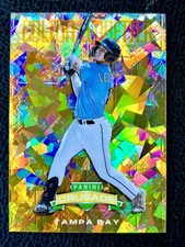 2024 Panini Crusade Colton Ledbetter Gold Ice Prizm  #7/10. Hot Prospect Tampa. 