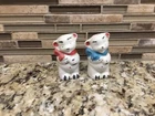 Vintage Shawnee Pottery Bears with Bows Salt and Pepper Shakers
