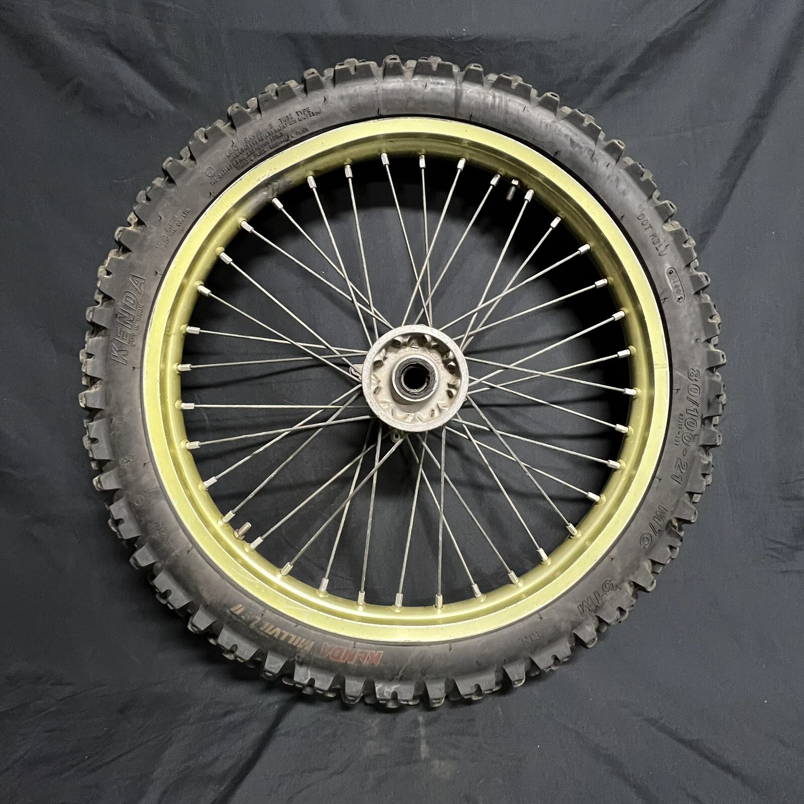 2007 2008 Suzuki Rmz250 RMZ 250 Front Wheel Spokes Hub Rim Complete  07-2018