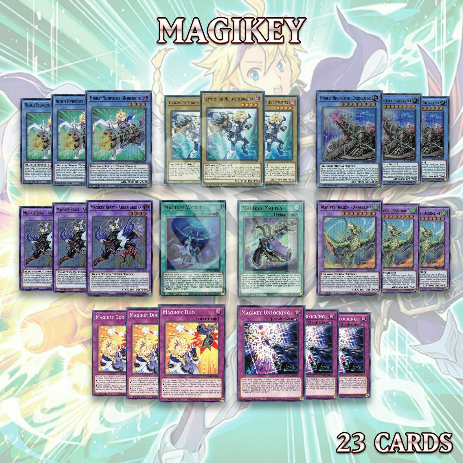 MAGIKEY DECK 23 Clavkiys Mechmortar Andrabime Batosbuster World