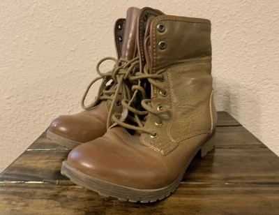 rock and candy combat boots