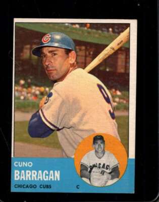 1963 TOPPS #557 CUNO BARRAGAN EXMT CUBS *X109116
