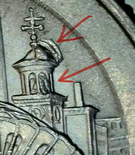 2019 P Lowell ATB State Quarter Die Cracks & Large Die Chip Error Total of 6 +