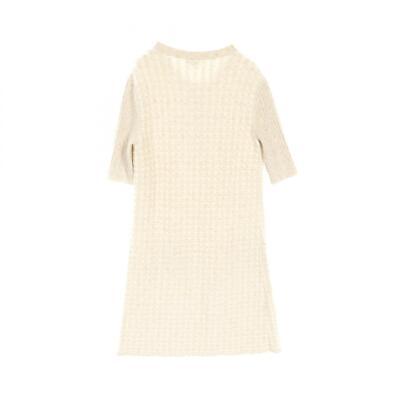 CHANEL Dress P57107K07456 wool Mohair White Used Women size CHANEL Dress P57107K07456 wool Mohair White Used Women size