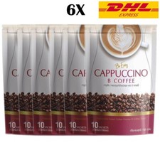 B Coffee Be Easy Powder Drinks Thai Cappuccino Thailand Instant Coffee 6X
