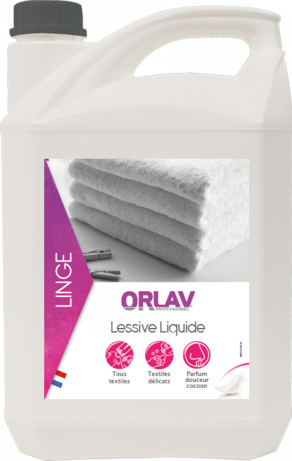 Lessive liquide Douceur Cocoon 5L pour lave-linge blanc et couleur