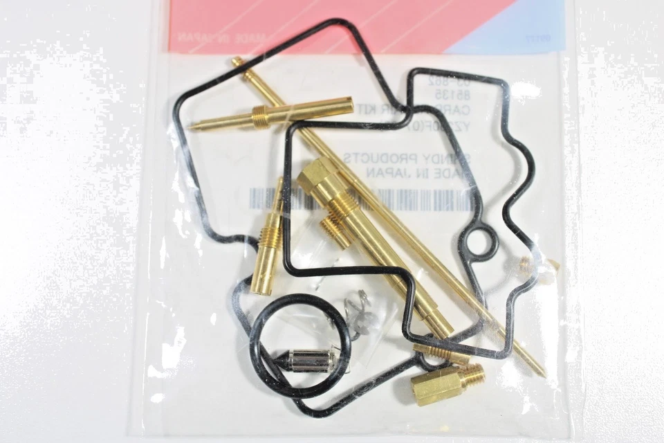 YAMAHA YZ250F YZ 250 F КАРБЮРАТОР КАРБЮРАТОР РЕМОНТНЫЙ КОМПЛЕКТ 2007-2008 НОВЫЙ - Изображение 3 из 3