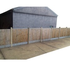 6ft WOODEN LINESIDE FENCING CARD KIT - OO GAUGE HORNBY MODEL RAILWAY KX024-OO