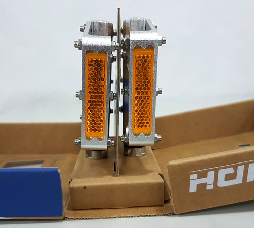 MDH Off-road PXC03 101.5x100x25.5mm 367g Aluminum Cr-Mo Bicycle Pedal Silver - Picture 8 of 9
