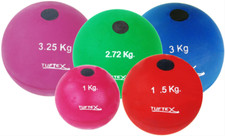 Indoor Shot Rubber - Shot Put - Throwing - Training - 1kg to 3.25kg