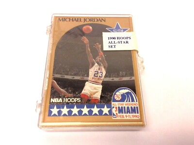 1990 NBA All-Star Weekend Miami Hoops Basketball Card Set Michael