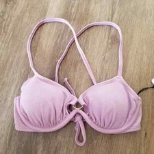 NWT Shade Shore Purple Lavender Underwire Bikini Top Size 34B