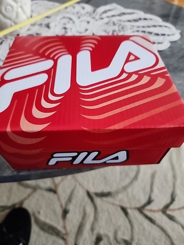 New in Box FILA Infant/toddler Sz 7, Impress LL Low Sneakers Bright Orange - Picture 12 of 15