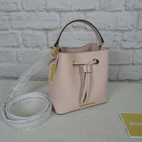 Neu mit Etikett Michael Kors Suri kleine Umhängetasche Bucket Bag puderrouge Saffianoleder - Bild 6 von 12
