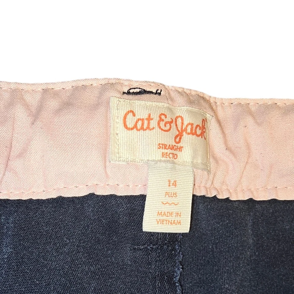 Cat & Jack Girls Uniform Navy Blue Pants Size 14 Plus - Image 3 of 3