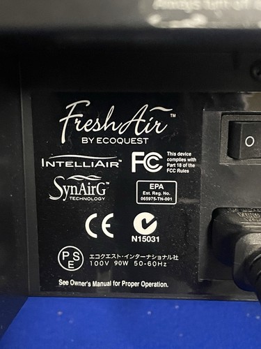 Fresh Air by EcoQuest Air Purifier Machine 2.1 Works Read - Afbeelding 10 van 11