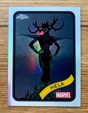 2025 Topps Chrome Marvel #79 HELA! Mint Original Refractor Card!