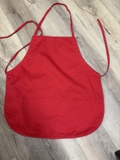 Apron Port Authority A525 - Red/3 Waist Patch Pockets 23  x21  