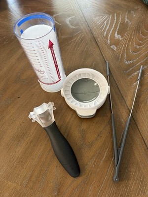 Lot Of Pampered Chef Misc Items - Measuring Cup, Tongs, Corn Shucker, Etc