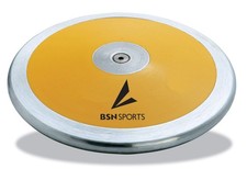 BSN Sports Premier II Gold Lo-Spin Discus 1.6kg - High Retention, 75 Rim Weight