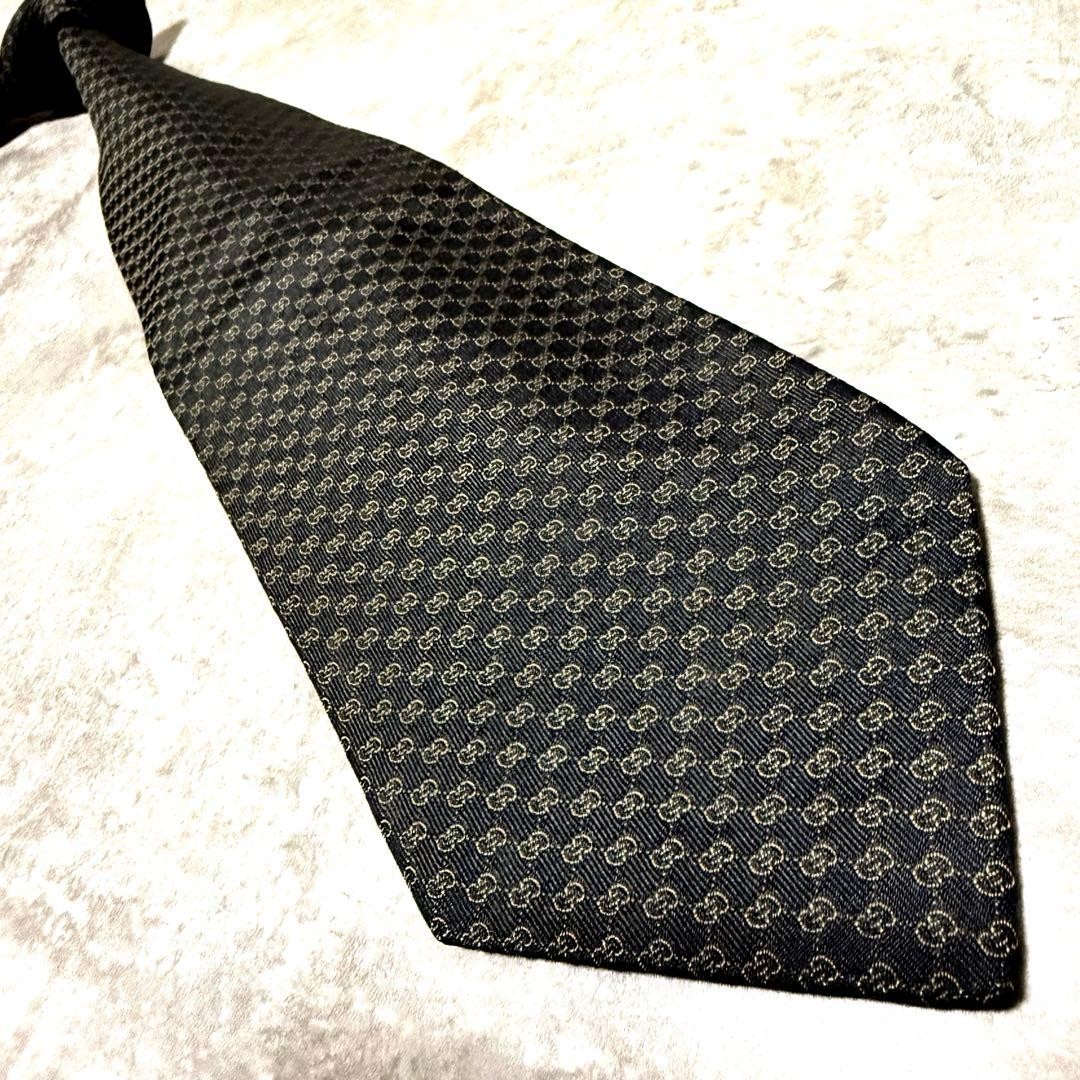 Mint Gucci interlocking GG pattern black tie Men'… - image 1