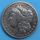 1882-CC Morgan Silver Dollar -- Rare!