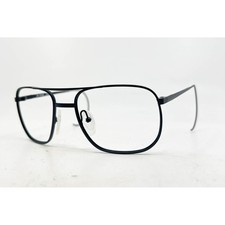 ArtCraft Eyeglasses Mens Black Aviator Double Bridge OP 55 18 160