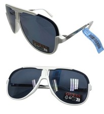 New GUESS GO00060 21V White/Blue Mens Sunglasses 75
