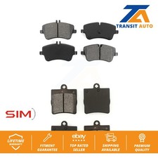 Front Rear Semi-Metallic Brake Pad Kit For Mercedes-Benz C230 C240 SLK280 SLK300