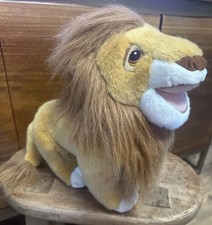 VINTAGE    Walt Disney Lion King 17" Adult Simba Plush Stuffed Animal 90s