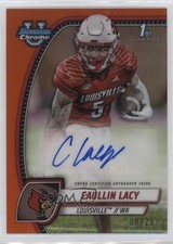 2024 Bowman U Chrome Prospect Orange Refractor 8/25 Caullin Lacy Auto 17k2