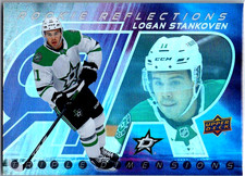 Logan Stankoven 2024-25 Upper Deck Rookie Reflections RC #RR-9 Dallas Stars