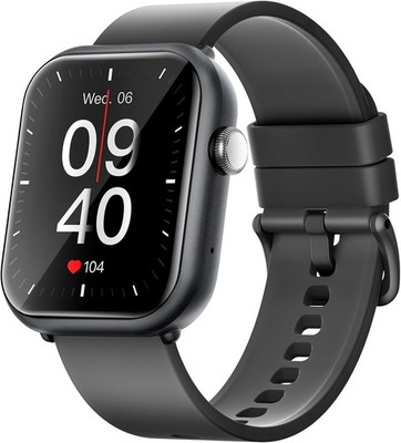 Reloj inteligente para hombres y mujeres, compatible con iPhone, Android, negro