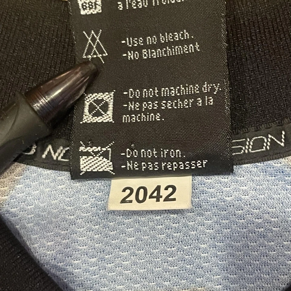No Fear Elektron F4 Jersey Mens Large Blue Motocross MX Racing Vtg Shirt BMX y2k - Image 4 of 4