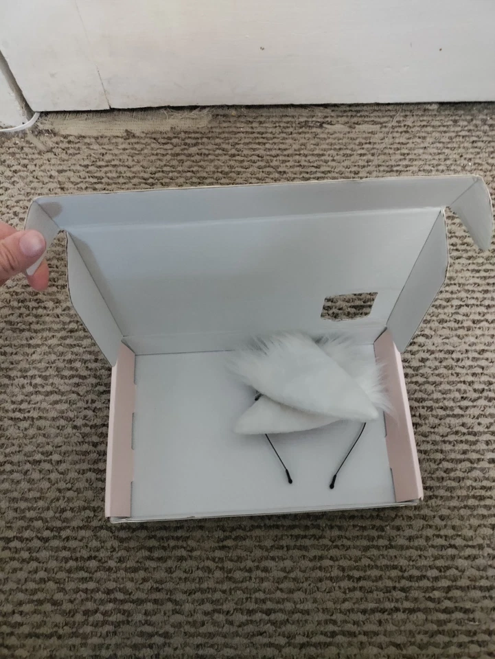 Handmade Sweet Faux Fur Easter Bunny Ears KC - Image 3 of 3