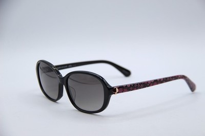NEW KATE SPADE NEW YORK IZABELLA/G/S 807WJ BLACK AUTHENTIC SUNGLASSES 55-17