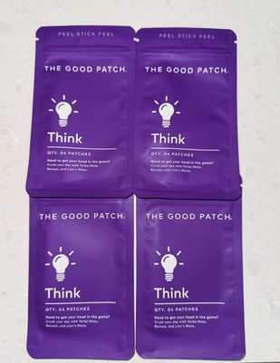 Lot Of 4 The Good Patch (THINK)  4 Patches Per Resealable Pouch Wearable