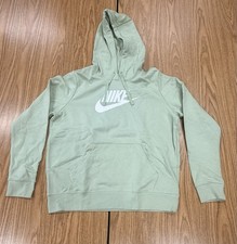 Nike Sportswear Women's Club Fleece Logo Pullover Hoodie M DQ5775-343
