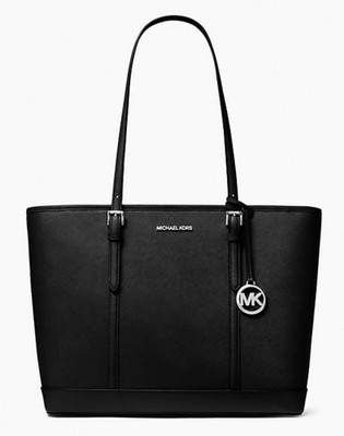 Michael Kors Damen Tasche Shopper Large JET SET TRAVEL LG SHLDR TOTE schwarz