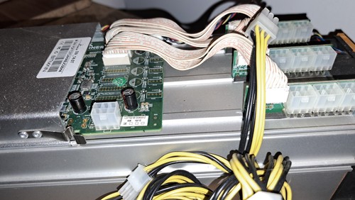 Antminer S9i mit Netzteil Bitcoin Miner + Lüfter Aufsatz (defekt) - Bild 7 von 10
