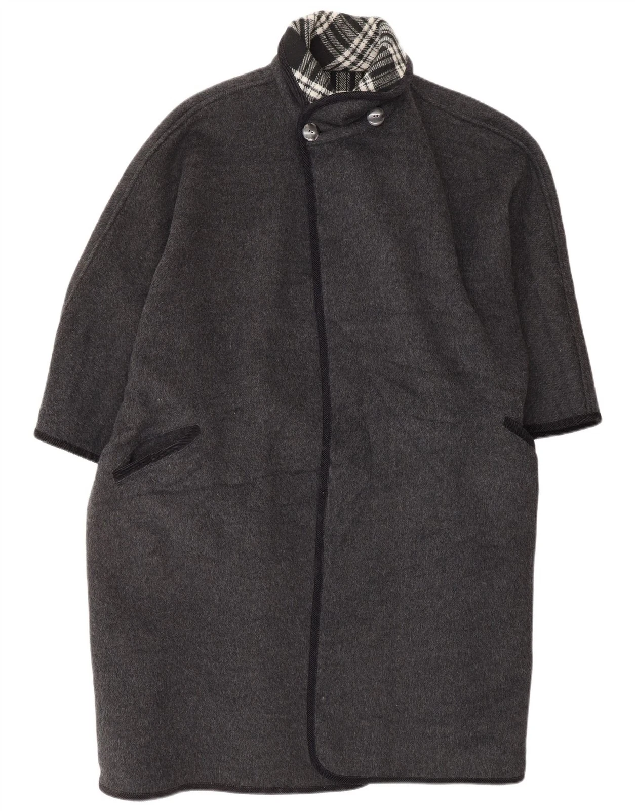 Vintage Mens Poncho Coat One Size Grey Wool BW16
Opens in a new window or tab