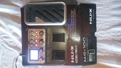 NUX MG-100 Digital Multi-Effects Guitar Processor w/ Expression Pedal & Adapter