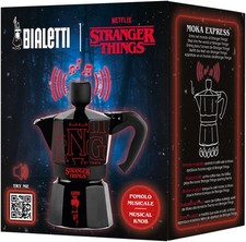 BIALETTI Moka Express Musicale 3 Tazze Stranger Things