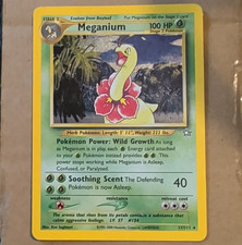 Pokemon TCG Meganium Neo Genesis Unlimited Holo Rare 11/111 EN 100HP Stage 2 on eBay