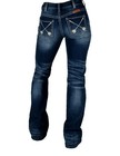 Cowgirl Tuff Western Jean Women Peacekeeper 26 X-Long Dark Wash JPCKPR CLEARANCE — photo 4