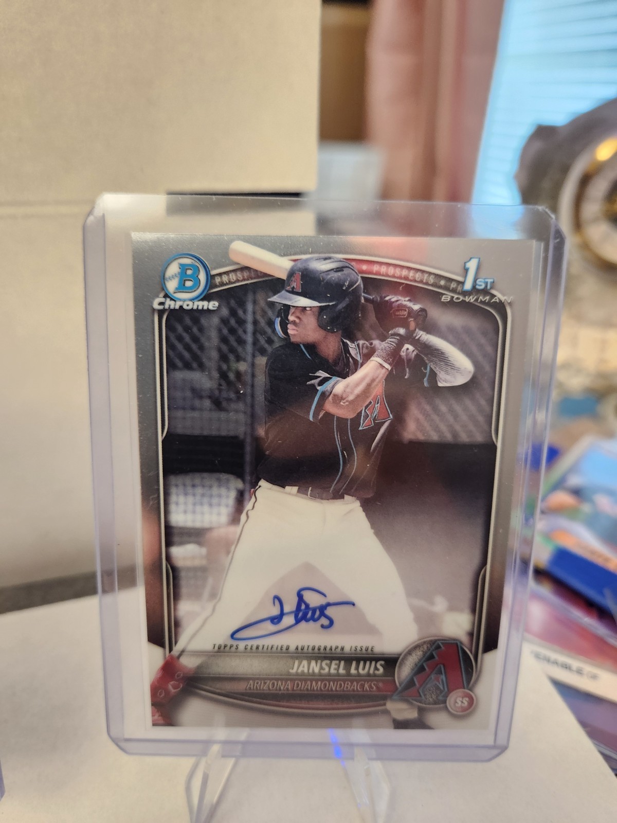 2025 Bowman - Chrome Prospect Autographs Jansel Luis #CPA-JLU (AU, RC)