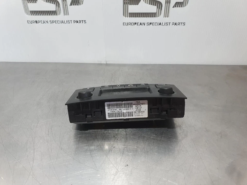 PEUGEOT 307 HEATER/AC CONTROLS T6 10/05-12/09 281160303 / 9646627977 - image 2 of 4