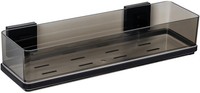 Wenko Quadro Vacuum-Loc® Maxiablage, Schwarz