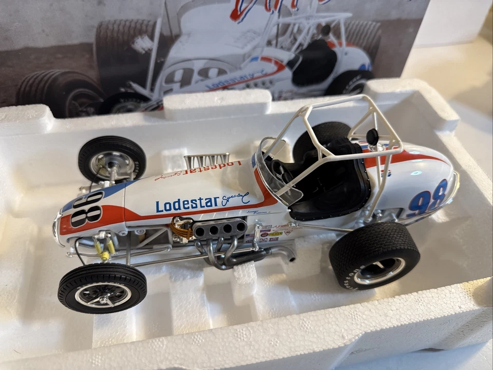 #98 JOHNNY PARSONS USAC 1/18 LODESTAR SPECIAL FORD COSWORTH AGAJANIAN GMP - Image 3 of 4