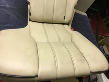 03-05 Land Range Rover L322 4.4L Complete Rear Beige Leather Seat Assembly